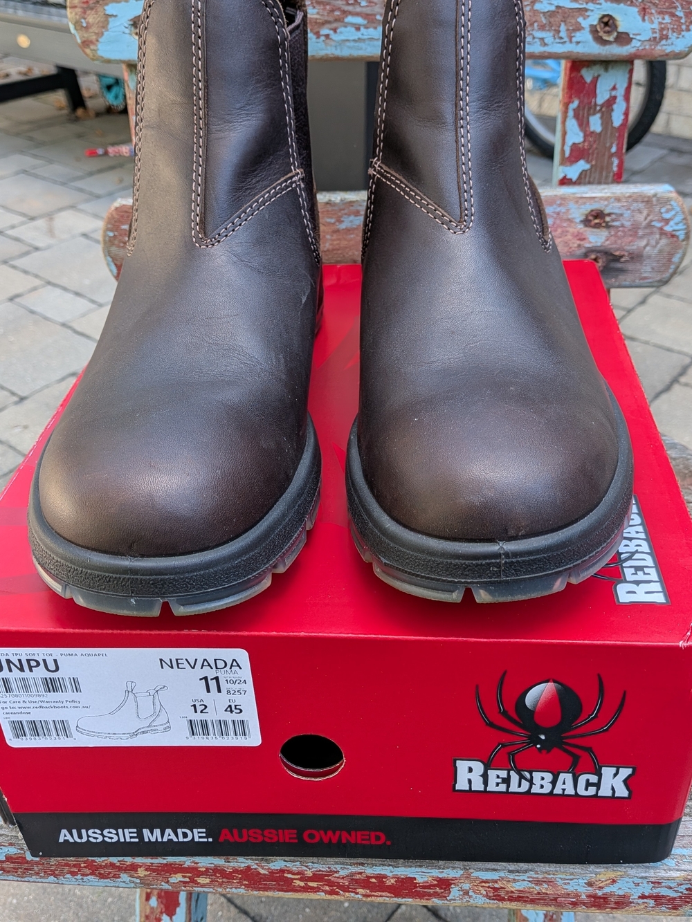 Redback Nevada Great Barrier Boots Men’s Brown Chelsea Boots